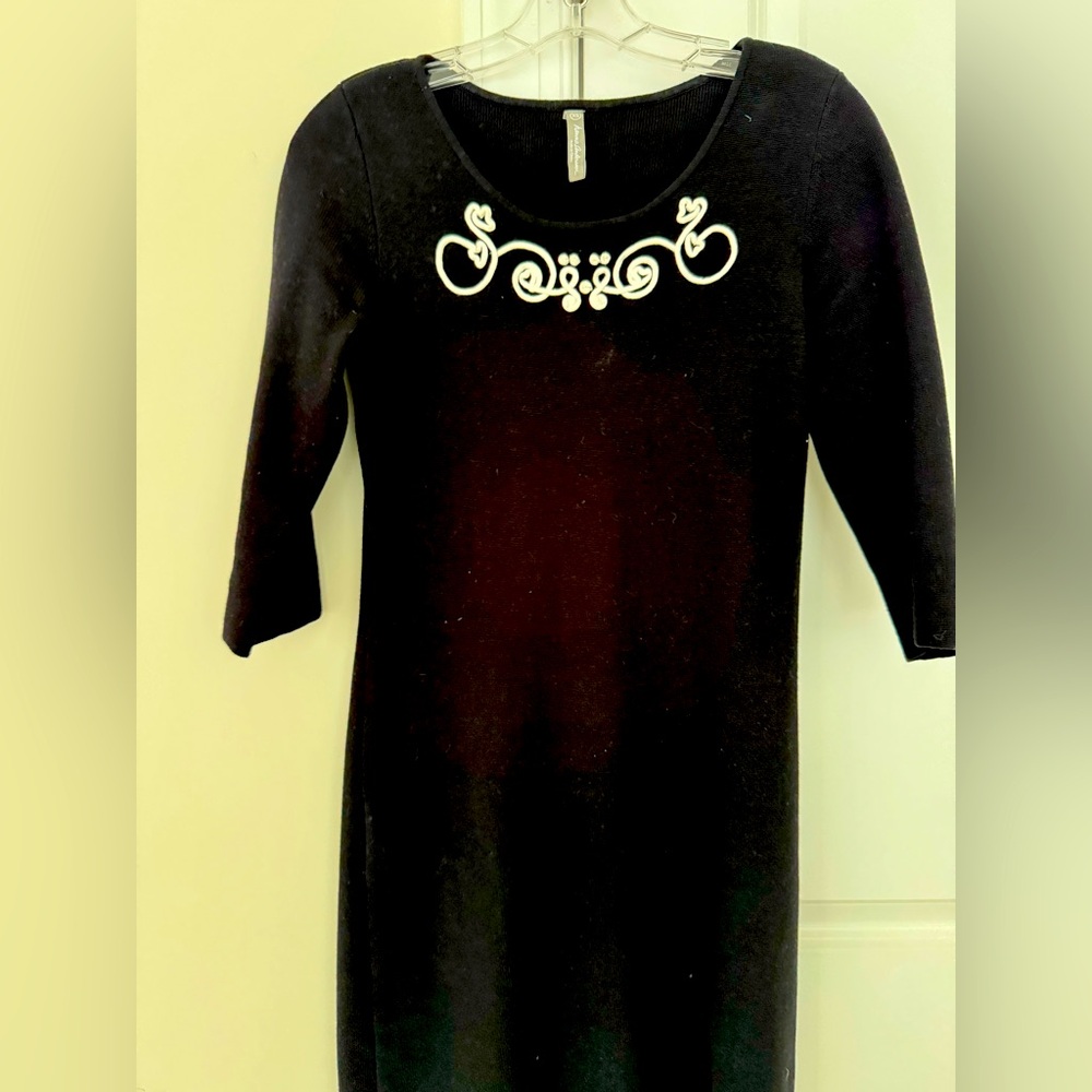 Hanna Andersson Black Combed Cotton Dress